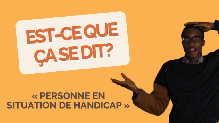 Personne ayant un handicap